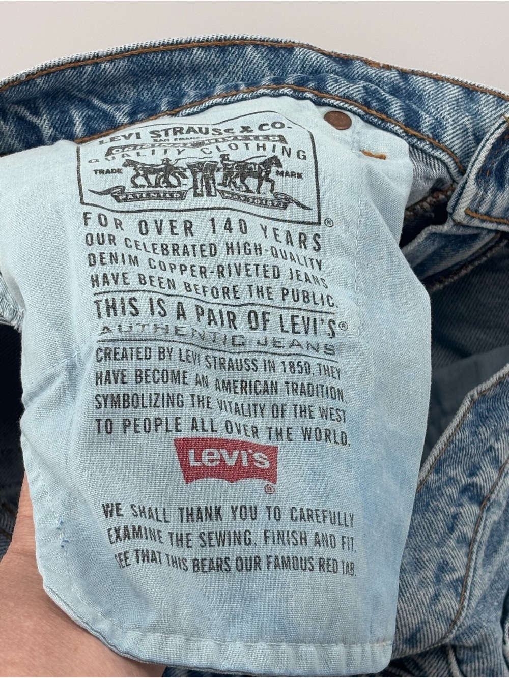 Levi's 512 vintage 90s Light wash Blue Slim tapered Denim Jeans size 13 Short - Picture 8 of 11